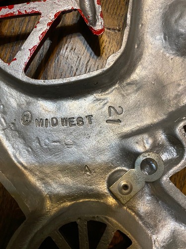 Auto d'epoca arte da parete (3) Midwest 3D fusione alluminio metallo Avon - Foto 8 di 9