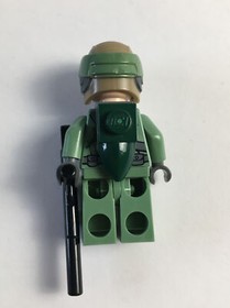 LEGO Star Wars Endor Rebel Commando Minifigure w/ Backpack 2009 8038