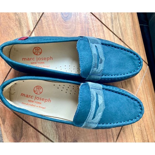 Marc Joseph New York Kids Leather Penny Loafers Casual Comfort Moccasins - Picture 5 of 8