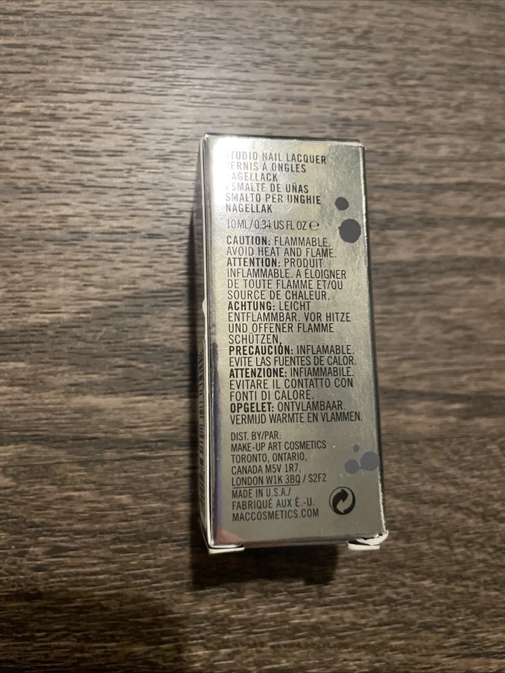 MAC X BROOKE CANDY ESMALTE DE UÑAS SEMENTAL NEGRO NUEVO EDICIÓN LIMITADA+GRATIS🎁 Foto 4 de 4