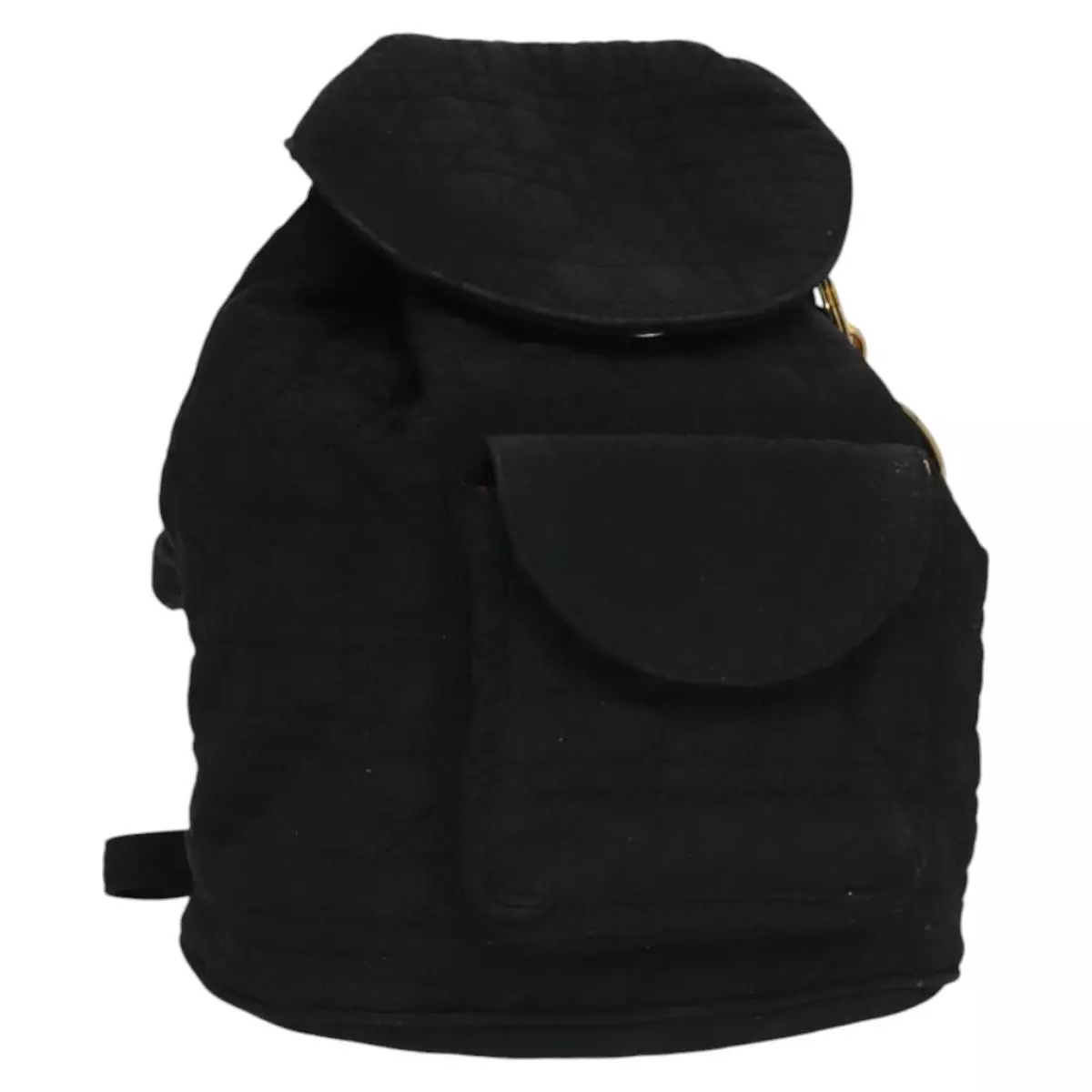 Sac à dos Christian Dior Lady Dior nylon noir or authentique 113919
