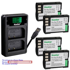 Kastar Battery LZD2 USB Charger for Olympus BLM-1 PS-BLM1 Olympus C-5060 Camera