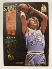 Larry Bird 1993 Action Packed Basketball Hall of Fame Card  #18 (2583)