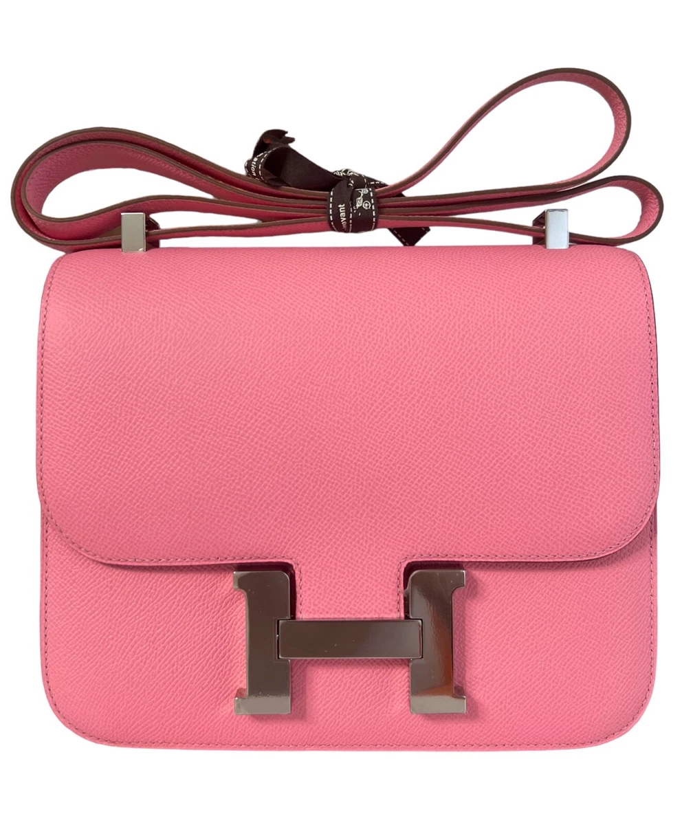 Hermes pink constance bag new arrivals
