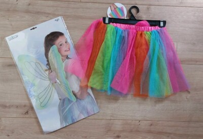 Kinder Fasching Kostüm 2 Teile Gebraucht Flügel & Tutu Neu