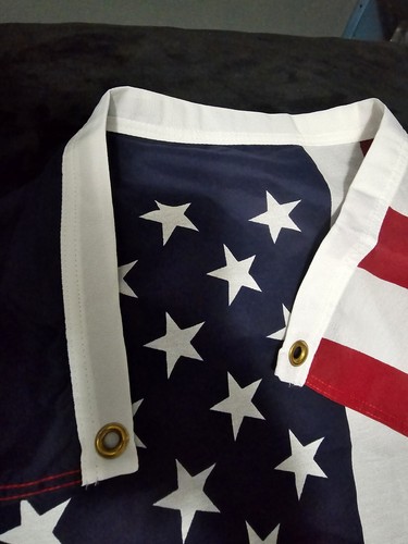 Annin Made in USA 100 % Nylon 33 Zoll x 63 Zoll amerikanische Flagge gebraucht - Bild 5 von 8