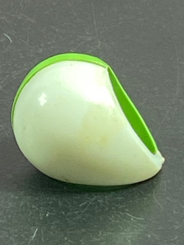 Vintage Gumball Ring Green White Half each Vending Machine Kids Toy - Picture 2 of 14