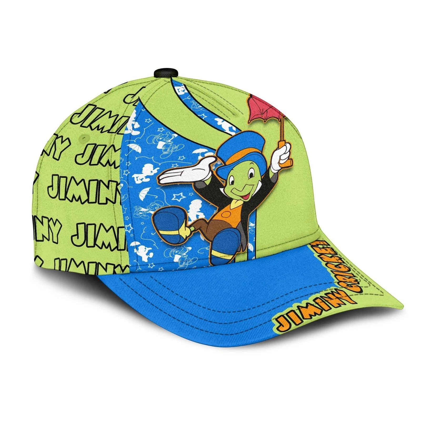 Jiminy Cricket Talking Cricket Unisex Classic Cap, Pinocchio Cap Lovers Gift