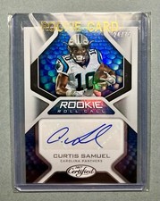 2017 CURTIS SAMUEL Certified Rookie Roll Call Auto 24/75 Card# 24