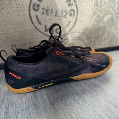 Tesla Bare Trek Men's Size Minimalist Running Athletic Shoes Art BK32  Brown