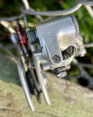 Campagnolo VINTAGE リアディレイラー Vintage Campagnolo Nuovo Record Rear Derailleur Patent 73 Bullseye