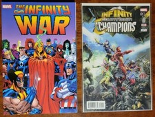 The Infinity War TPB Marvel Jim Starlin Ron Lim  + Infinity Countdown Champions1