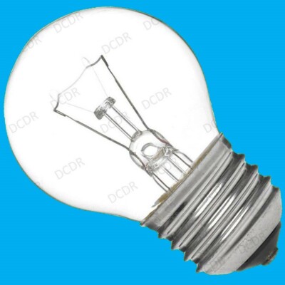 10x 15W Clear Round Dimmable Golf Light Bulbs Screw ES E27 Slumber Night Lamp