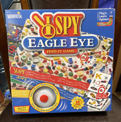 I Spy Eagle Eye Scholastic Board Game Briarpatch Inc MIB Sealed Ages 5+