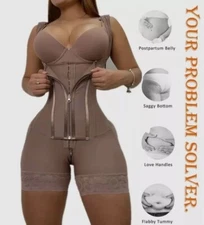 New Fajas Colombianas Reductoras Levanta Cola Post Surgery Body Shaper Tummy