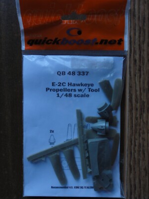 1/48 Quickboost GRUMMAN E-2C HAWKEYE PROPELLERS  Resin for Kinetic/ Italeri OOP