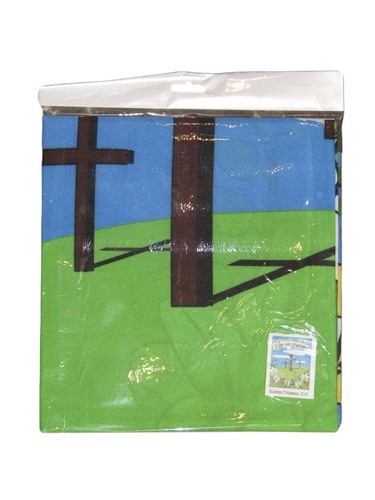 2'x3' Easter Crosses Garden Flag Jesus He Is Risen Resurrection Happy 24x36" 2X3 - Picture 5 of 5