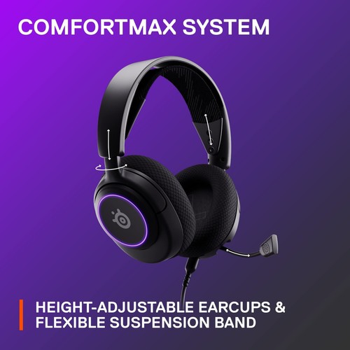 Auriculares multiplataforma para juegos SteelSeries Arctis Nova 3 - Imagen 2 de 11