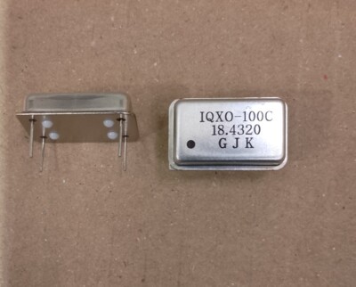 5 x NEU IQXO-100C 18,432MHz 4 Pin Kristall Oszillator Takt. UK LAGER