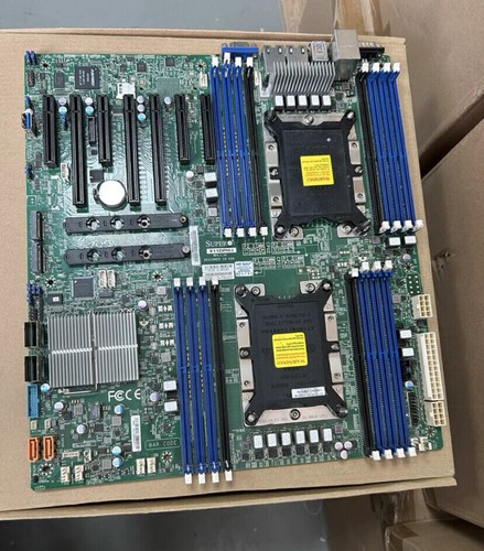 Carte mère Supermicro X11DPH-i LGA3647 C621 + Intel Xeon Gold 6138 1.8Ghz 20C - Photo 4/7