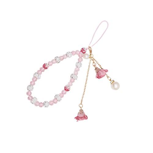 Cell Phone Strap Charm Decorative Phone Chains Rhinestone Imitation Pendant - 第 1/11 張圖片