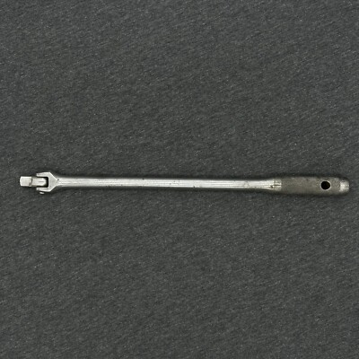 Powr Kraft 100 1/2'' Drive Flex Head 15'' Breaker Bar 84-4358 Knurled Handle