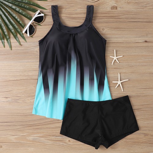 Neu Damen Tankini Badekleid Badeanzug Beachwear Push Up Bademode Übergröße - Bild 8 von 19