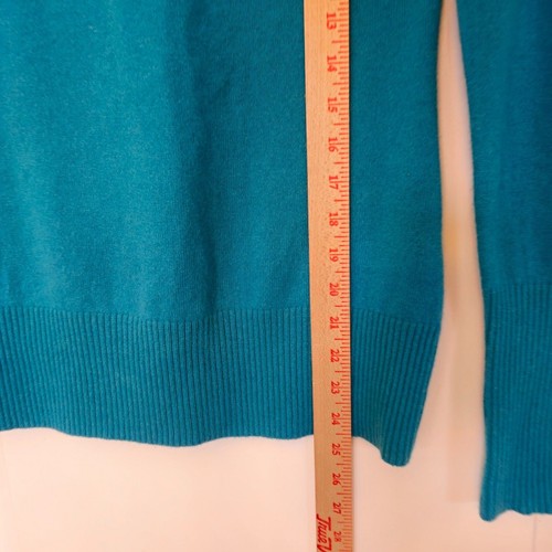 Beth Bowley Cashmere Turtleneck sweater, Med., Turquoise blue, Turtleneck - Picture 8 of 8