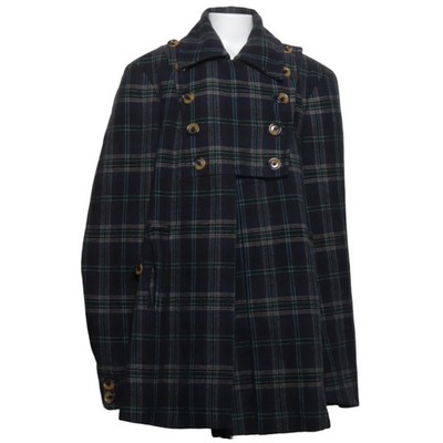 French Connection, Mantel, Mädchen, Größe: 128, Blau/Grün/Gelb #Wix
