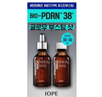 IOPE PDRN CAFFEINE SHOT 30ml+REFILL 30ml SET Skin Lifting