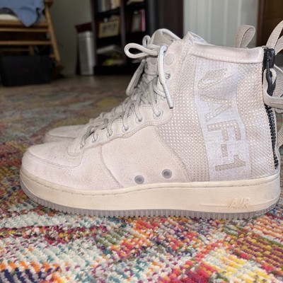 Nike Special Field Air Force 1 Mid (SF AF-1 Mid) Men s 8.5  Vast Grey  Suede