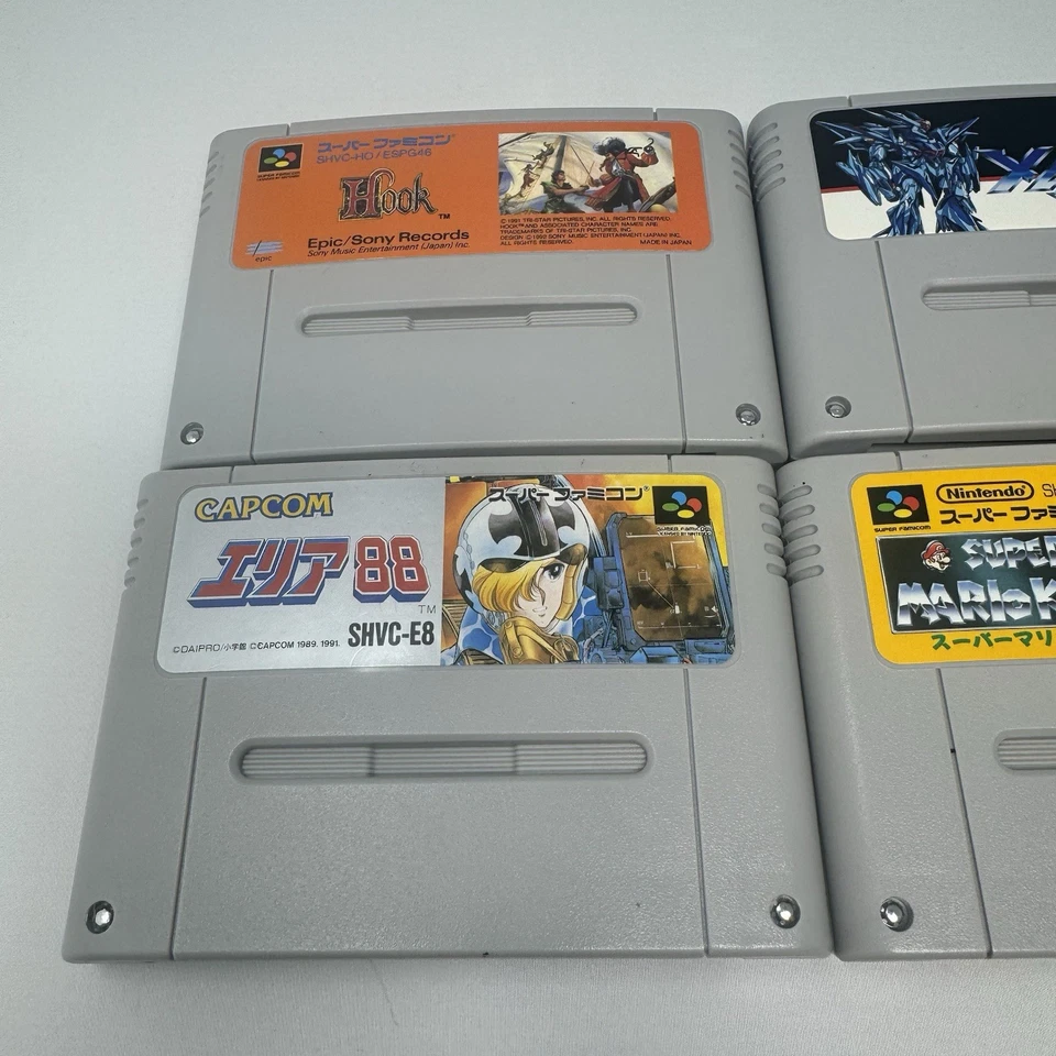 READ Lot of (6) Vintage Super Famicom Video Game Cartridges Japan Mario Kart - Image 2 of 4