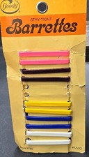 10 Goody Stay Tight Barrettes 2.5" 5503 Pink Red Blue Yellow White  SEE PICS 