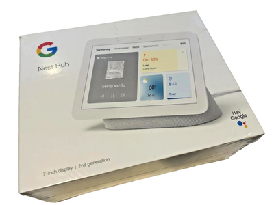 Google Nest Hub (2nd Gen.) Smart Display - Chalk (GA01331-US) for
