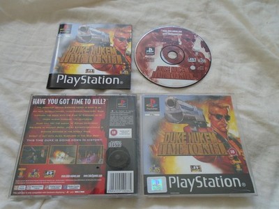 Duke Nukem Time to Kill PS1 (KOMPLETT) selten Black Label FPS Sony PlayStation