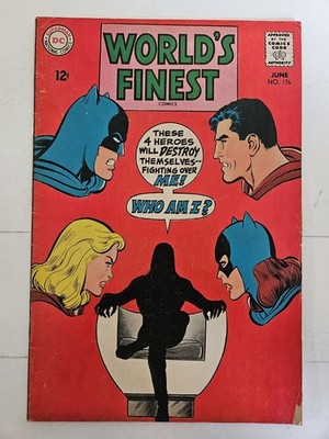 World's Finest #176 Adams *Gd+*(DC'68) Please Look At Pics For Condition 