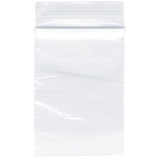 Plymor 2" x 3", 2 Mil Zipper Reclosable Plastic Bags