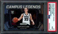 2024 Prizm Draft Picks #5 Caitlin Clark Campus Legends PSA 9 MINT