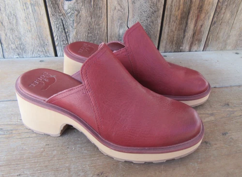 Sorel Women's Hi Line Heel Mule Boots Spice Tawny Buff Women's Size 11