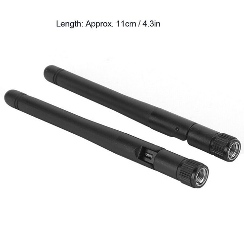 2 X New Dual Band 2.4 Ghz 12dBi RP-SMA High Gain Antenna Router WiFi Wireless - Bild 7 von 10