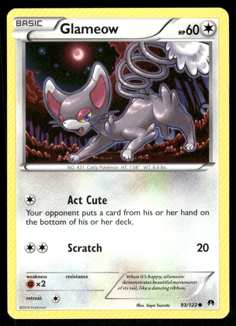 Glameow 93/122 - BREAKpoint - Common NM