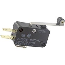 2pk OMRON ELECTRONIC COMPONENTS V-15G6-1C25-K Switch, Miniature, Hinge Roll