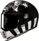 HJC V10 Crania Retro Style Black