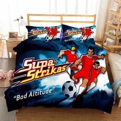 Kinderanimation Supa Strikas Bettwäsche Set 05. Name hinzufügbar Bettdeckenbezug