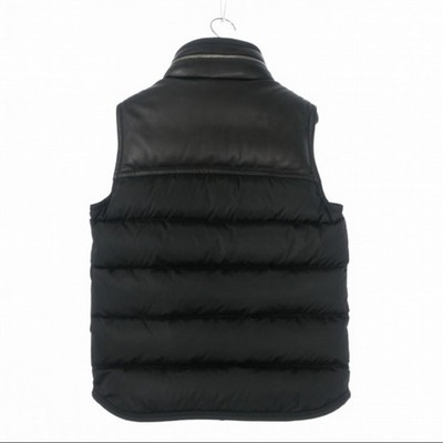 Moncler MILLAIS GILET 0 ダウンベスト Moncler MILLAIS GILLET Millet Leather Switch Down Vest Jacket 0
