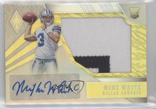 2018 Panini Phoenix Yellow Prime 9/75 Mike White #RJ-MW Auto 04cw
