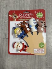 Finger Puppets Rudolph And The Island Of Misfit Toys Characters Figure Toy Set