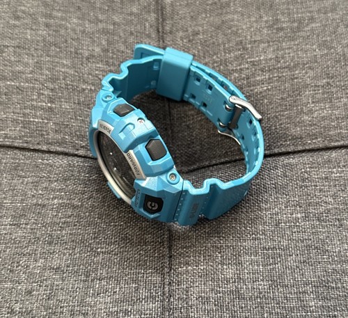 Casio G-Shock GLS-8900 Watch Men 53mm Digital Blue Metallic Case Round New Batt - Picture 3 of 7
