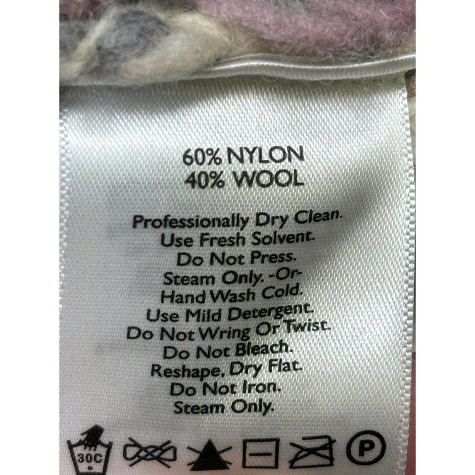 Cárdigan para mujer Eddie Bauer 2XL mezcla de lana a rayas nuevo con etiquetas Foto 2 de 4