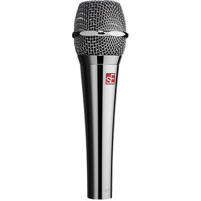 SE Electronics V7 CHROME Studio-Grade Handheld Microphone Supercardioid Chrome